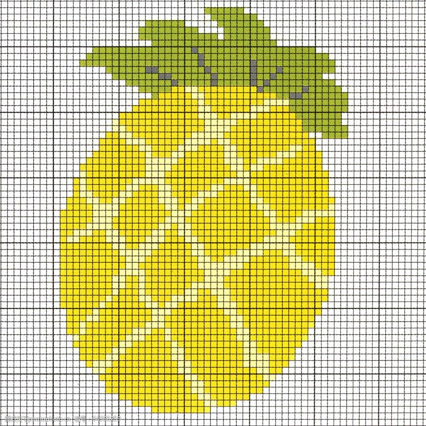 毛衫图案菠萝凤梨毛衣免费素材