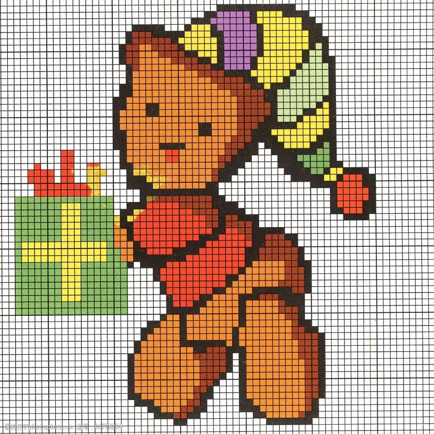 毛衫图案童装小熊玩具礼物免费素材