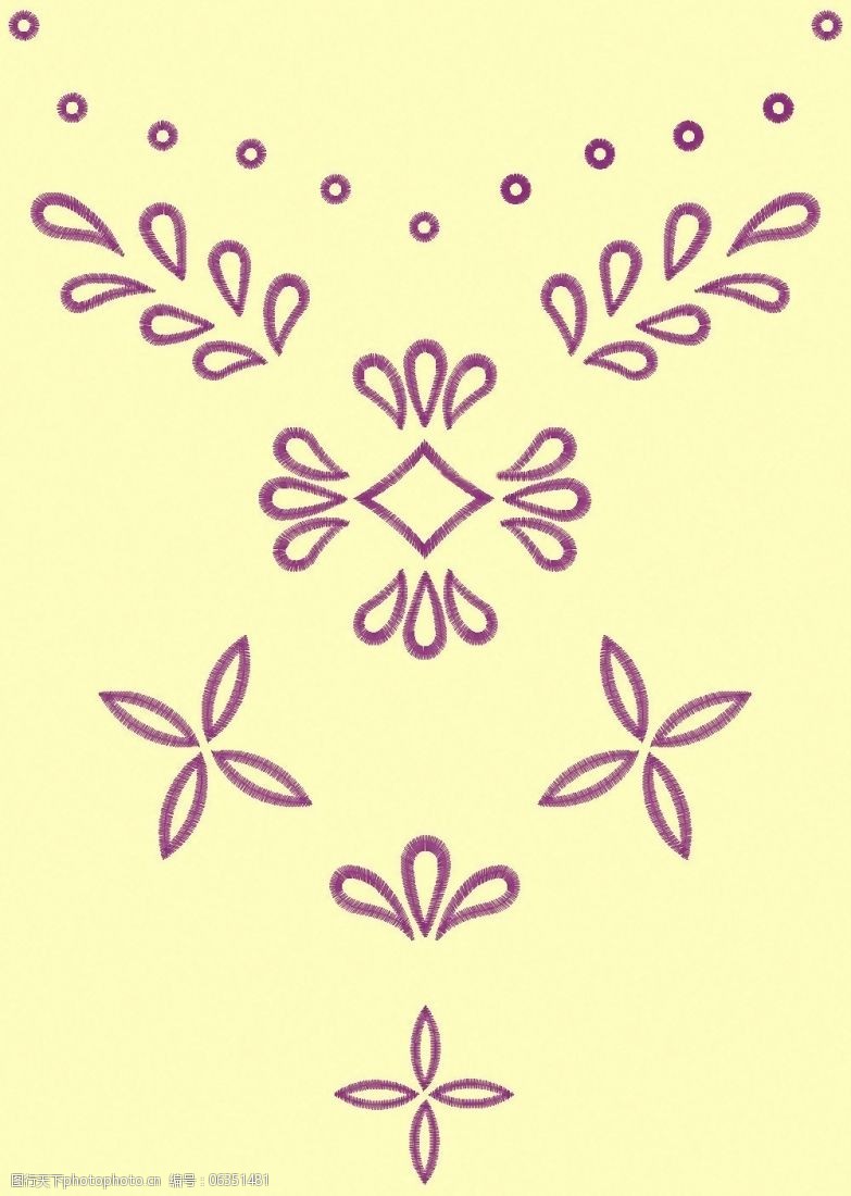 绣花花边家纺免费素材