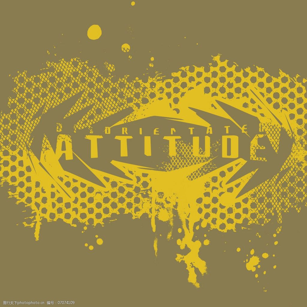 印花矢量图图案概括个性文字文字英文免费素材