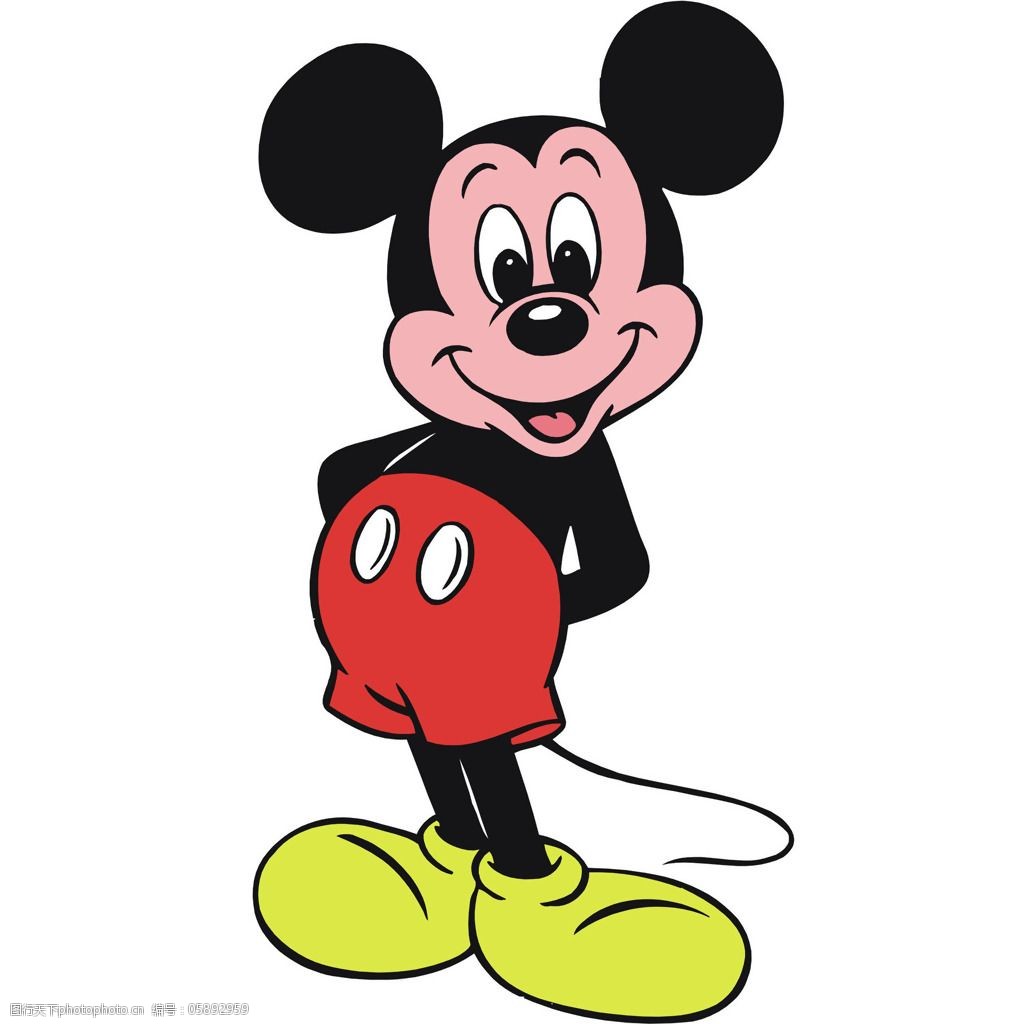 印花矢量图迪士尼可爱卡通卡通动物免费素材