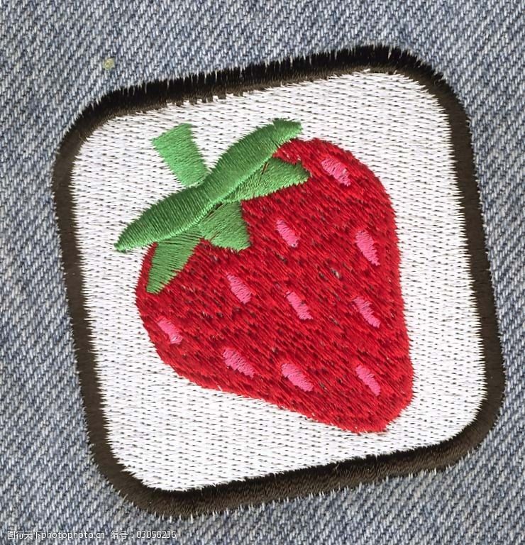 关键词:绣花免费下载 草莓 服装图案 红色 免费下载 童装 绣花 桌布