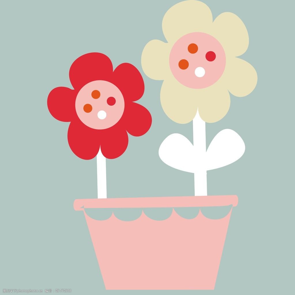 关键词:印花矢量图免费下载 白色 服装图案 红色 花 免费下载 色彩