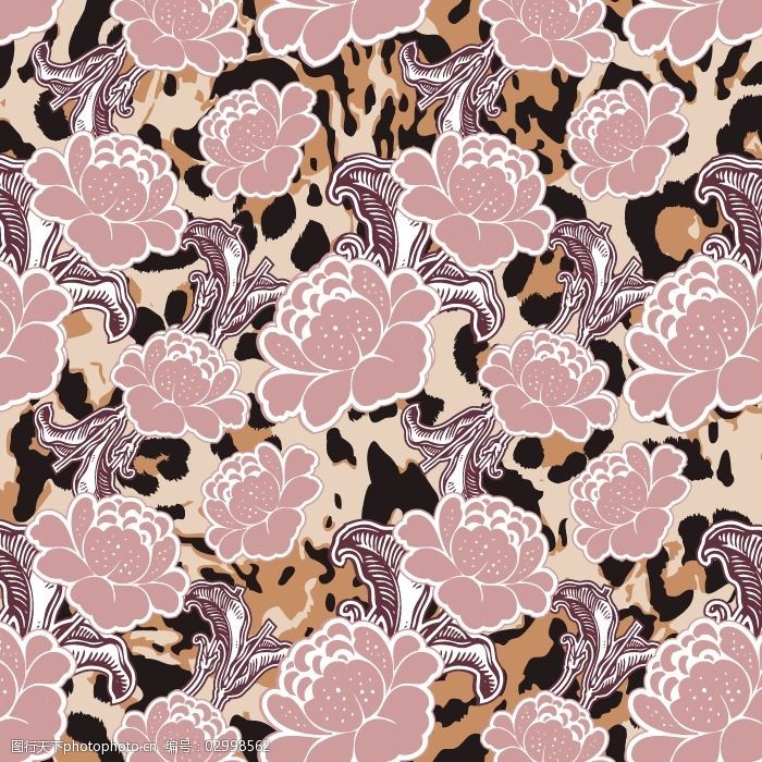 服装图案 免费下载 矢量图 混合花纹 个性纹样 面料图库 服装设计