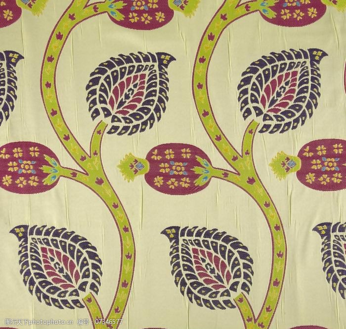 实物面料提花花纹免费素材