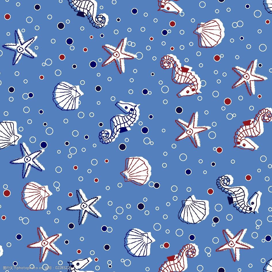 位图风格海洋风免费素材