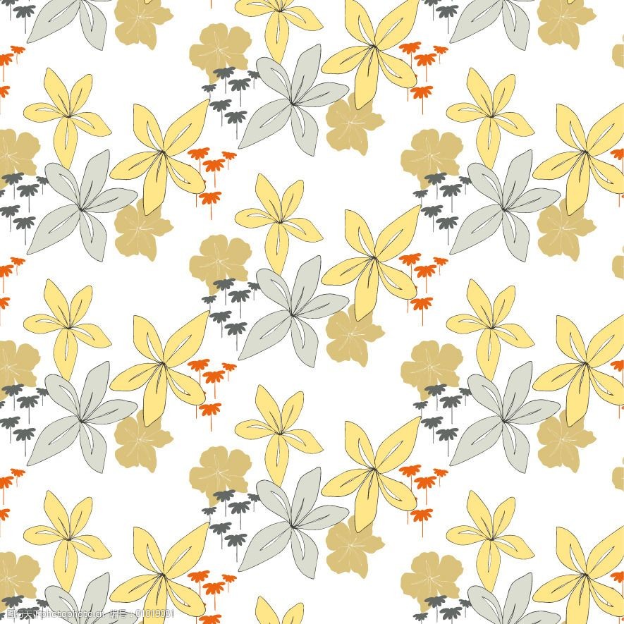 田园风格矢量图免费素材