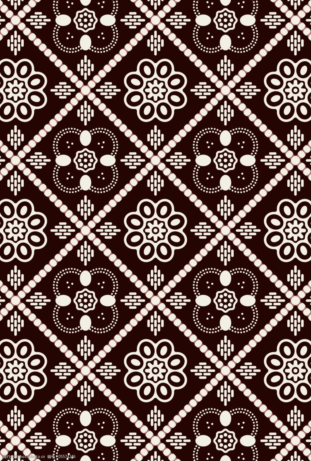 关键词:黑白素雅风格矢量平铺图案免费下载 背景 黑白 花朵 花纹 平铺