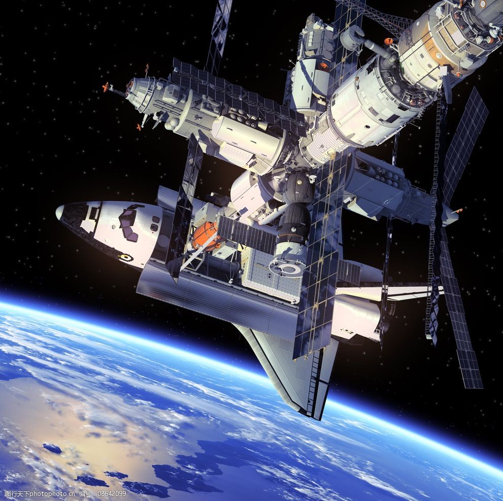 太空站虚拟背景高清图片