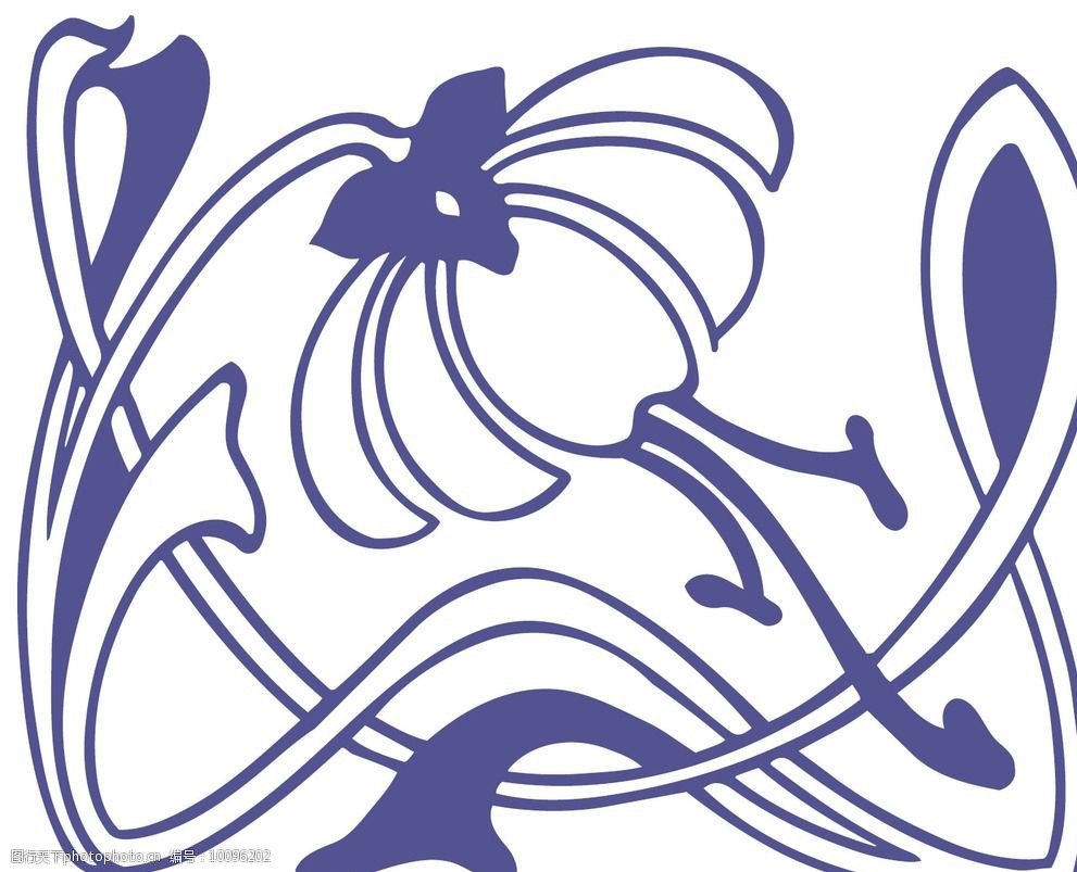 线条花纹复古工艺图片