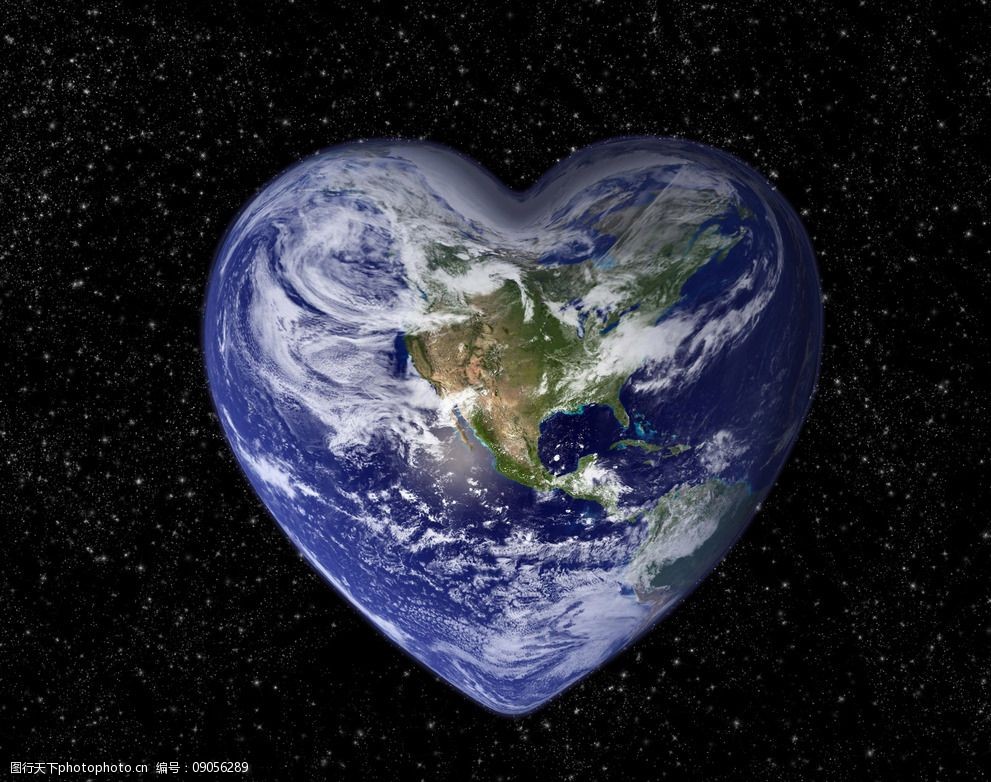 心形地球图片