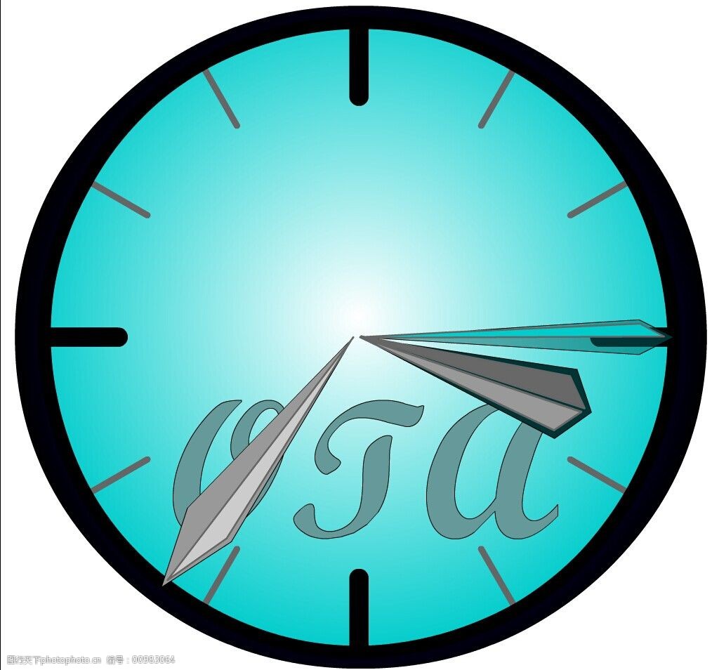 跳动的时钟flash动画素材