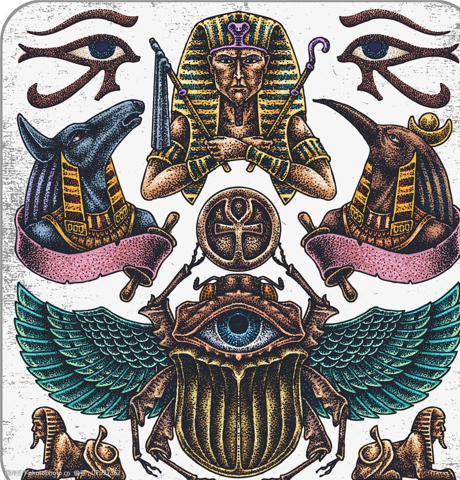 美式纹身图案图片