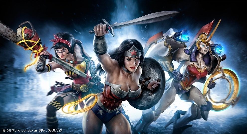 關鍵詞:神奇女俠 wonder woman 插畫 人物 高清 壁紙 動漫人物 動漫