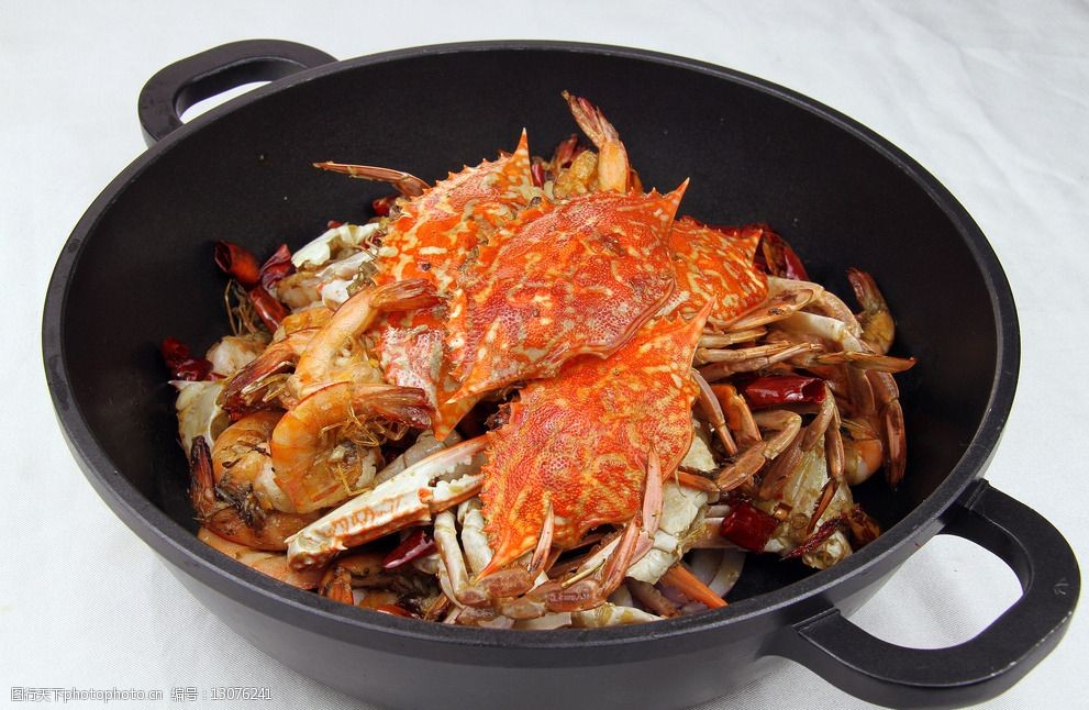 虾蟹一锅香图片