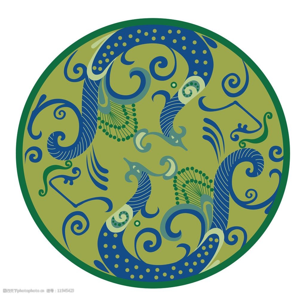 凤纹古典凤凰纹图片