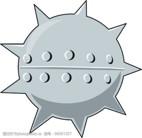 卡通水雷剪贴画