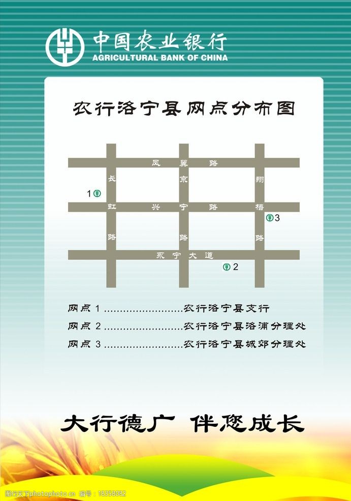 关键词:农行网点分布图 农行 网点分布图 农业银行 县城地区 洛宁地区