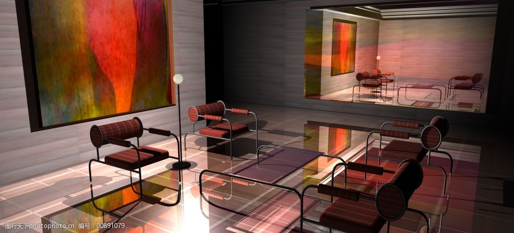 室内场景模型图