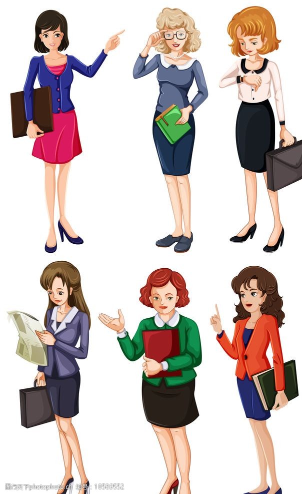职业女性图片