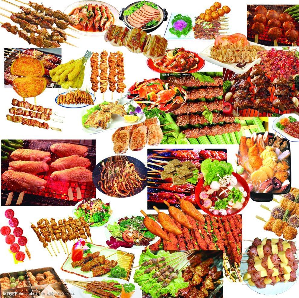 美味烧烤海报图片