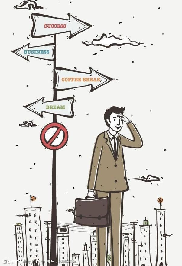 商业故事迷路图片