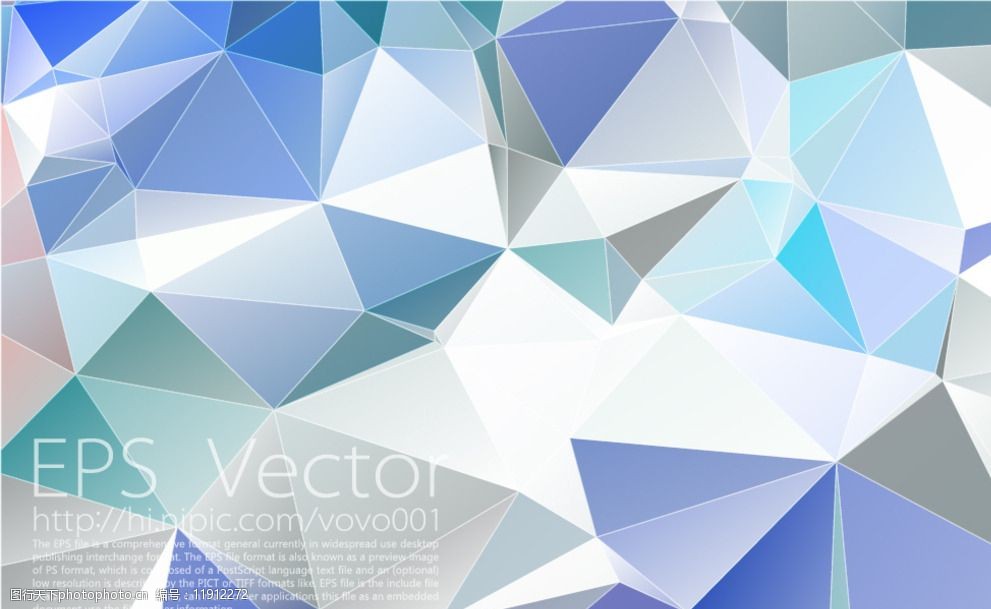 矢量多边形拼接背景图片