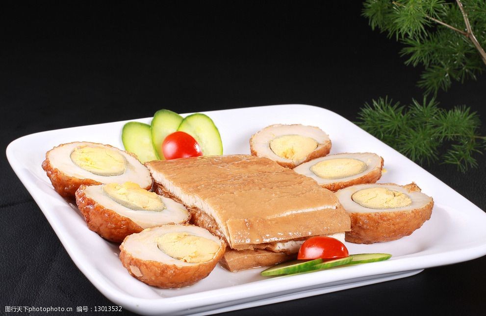 卤水豆腐蛋图片