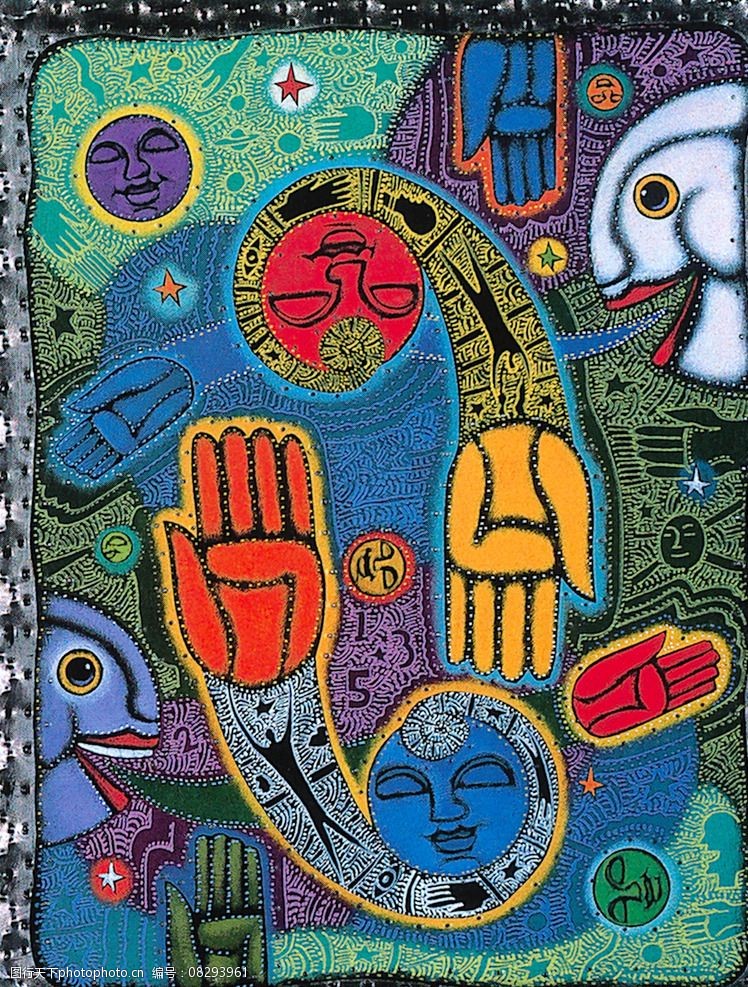 奇形怪状卡通插画图片