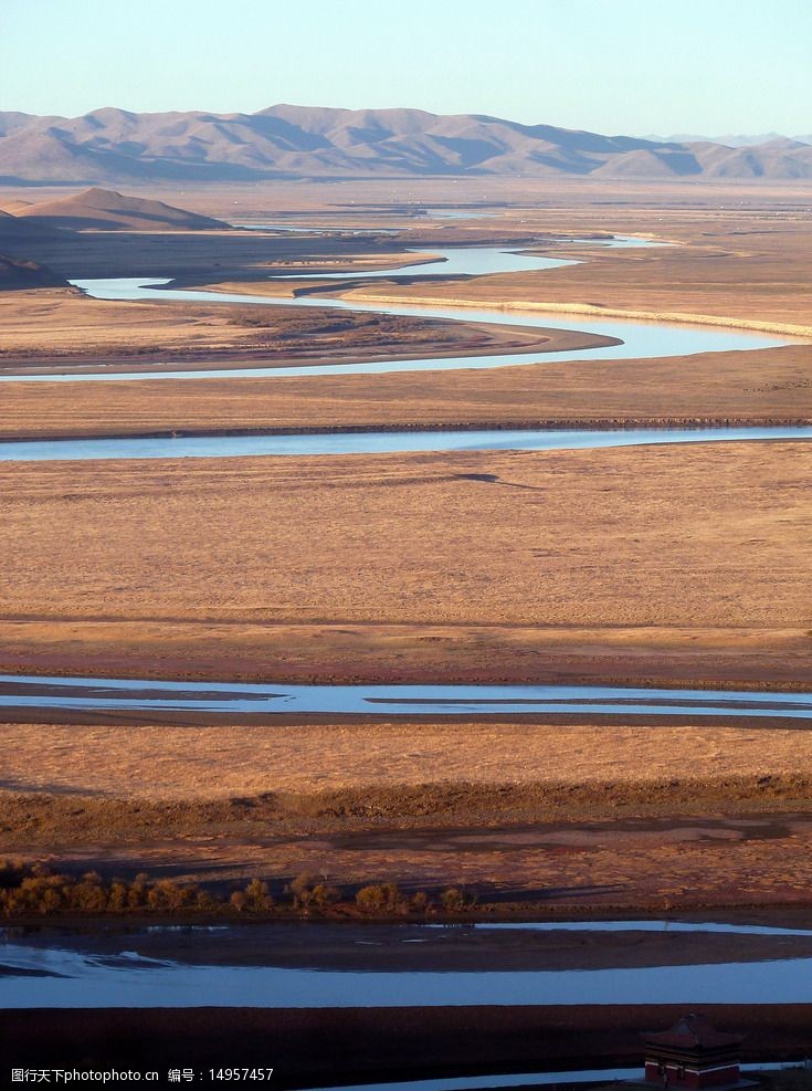 黄河九曲十八弯图片