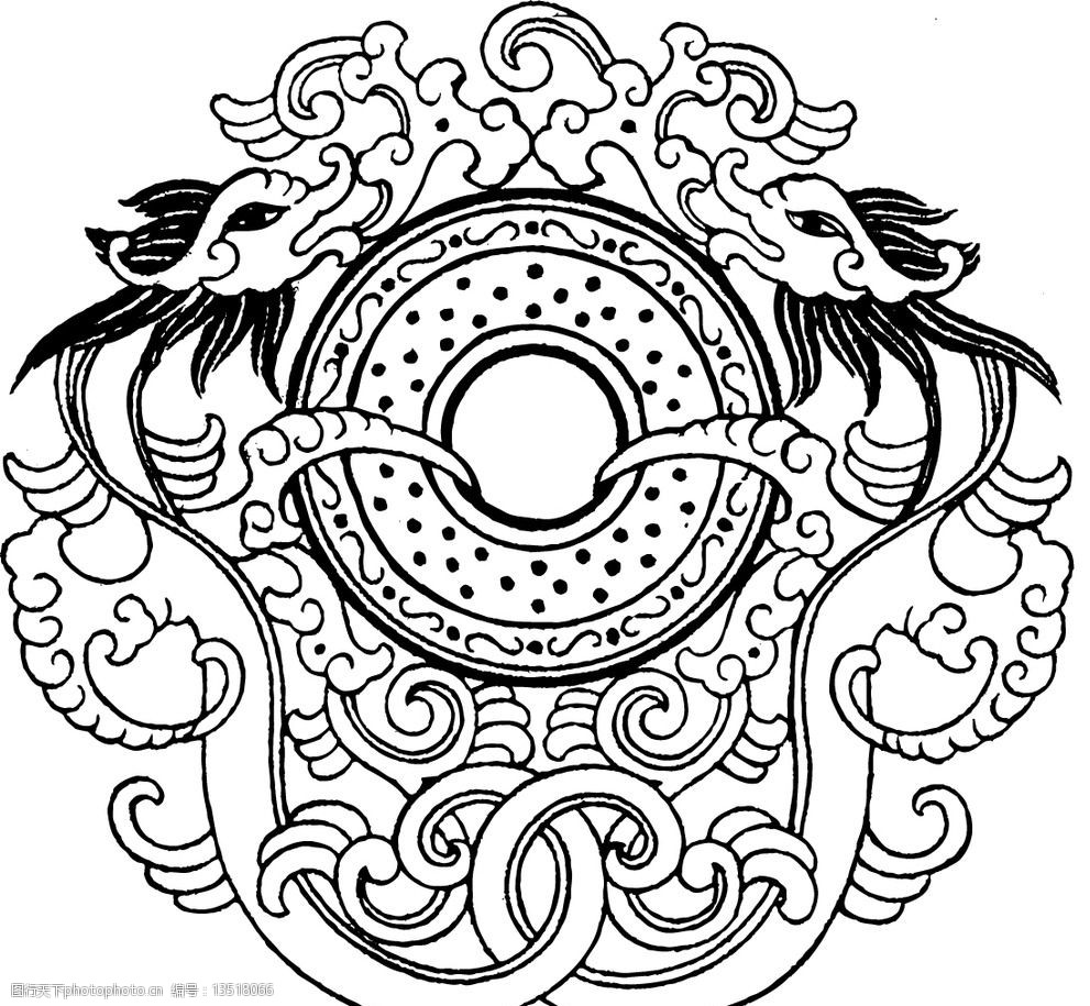 龙中国龙古代配饰图片